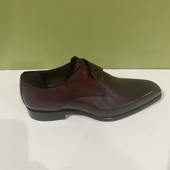 Emilio Franco shoes dressy burgundy leather calf Oxford